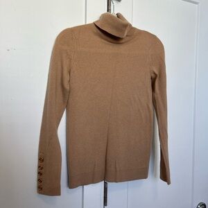 Bloomingdale's Camel Turtleneck Sweater